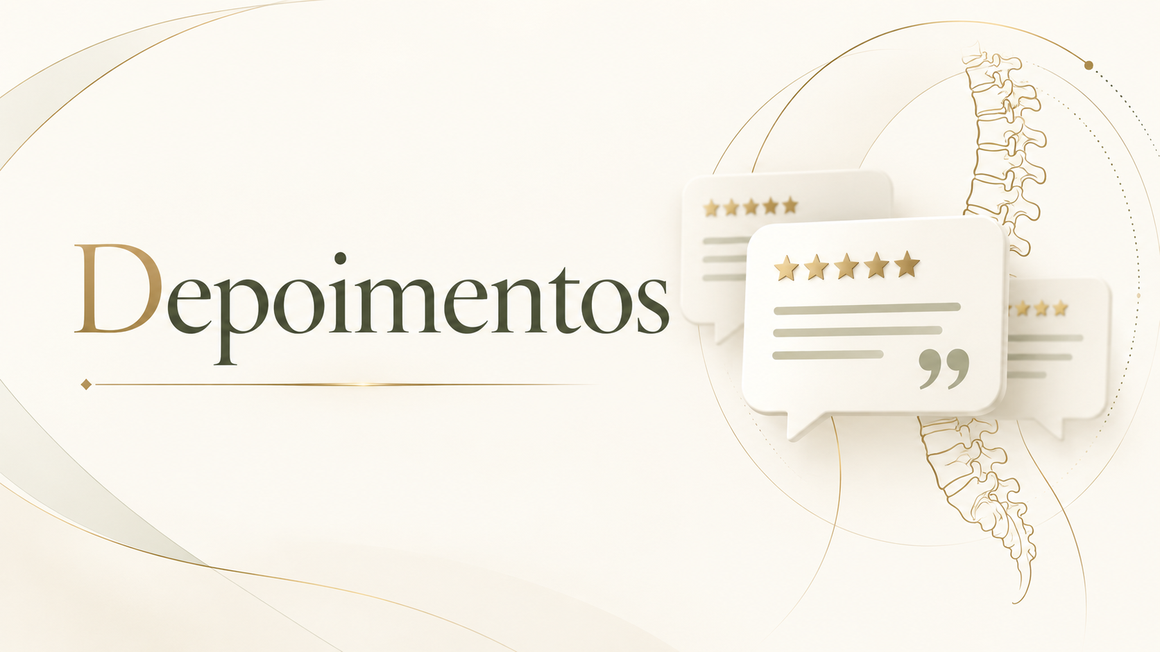 Depoimentos de pacientes